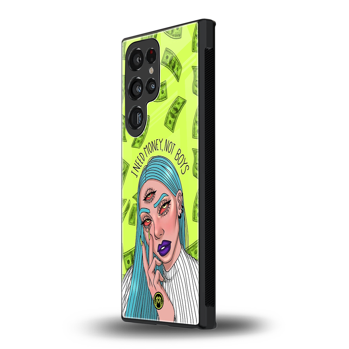 money over boys back phone cover | glass case for samsung galaxy s24 ultra