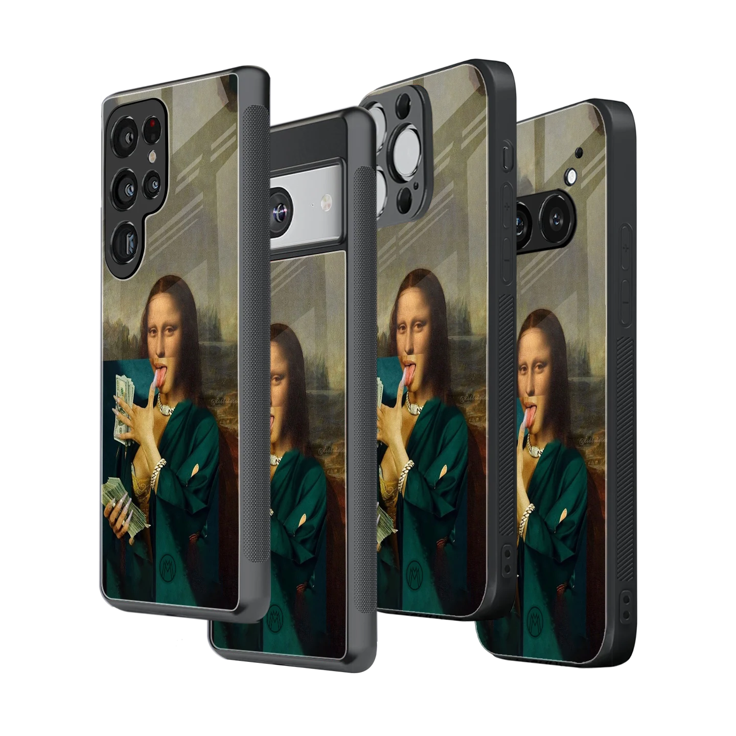 Stylish Glass Back Case for All Smartphones โ iPhone, Samsung, OnePlus, Pixel, Redmi, Oppo, Vivo, Motorola