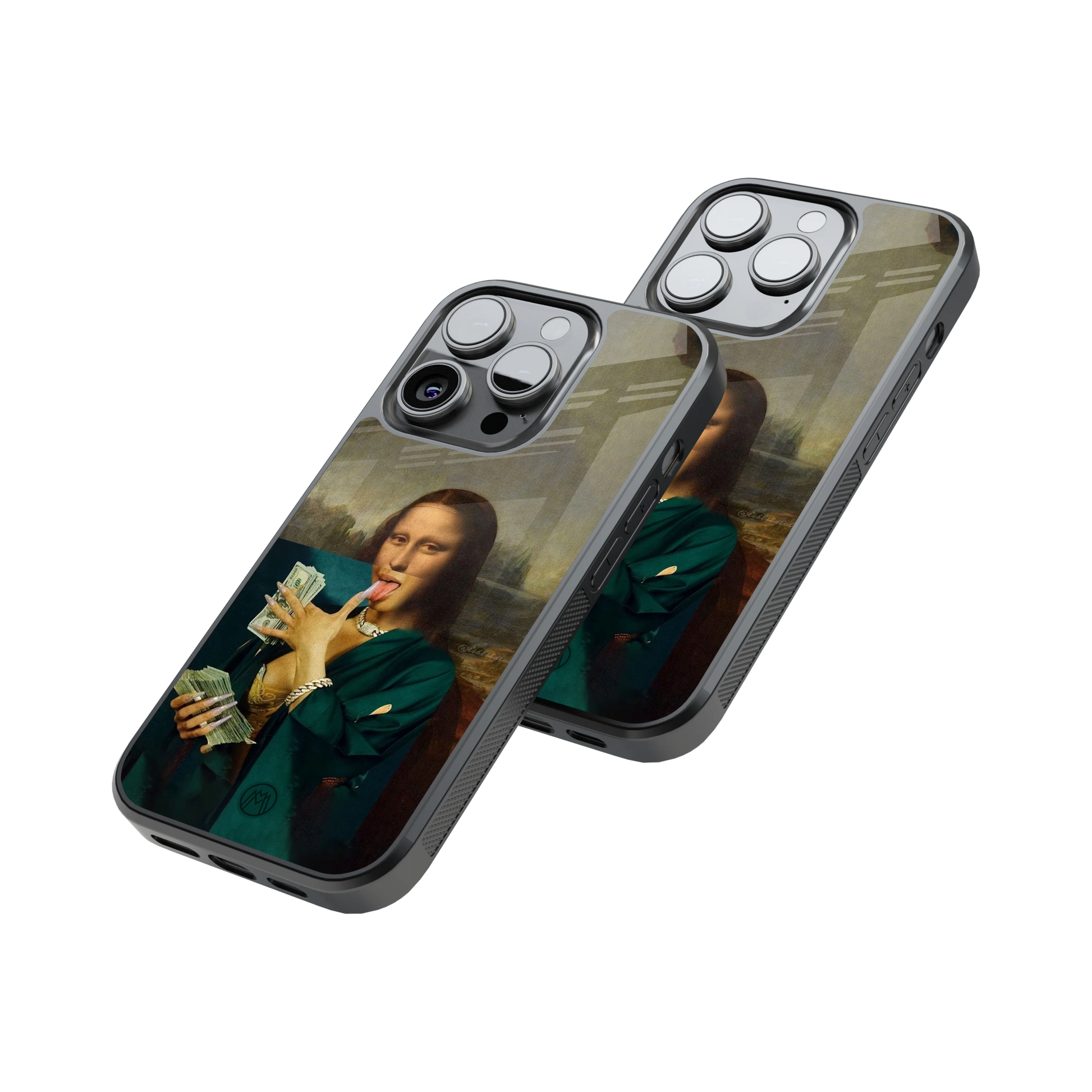 Protective Glass Back Phone Case Compatible with iPhone, Samsung, OnePlus, Pixel & More