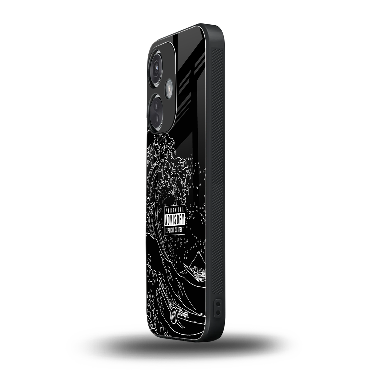 mono waves back phone cover | glass case for oneplus nord ce 3