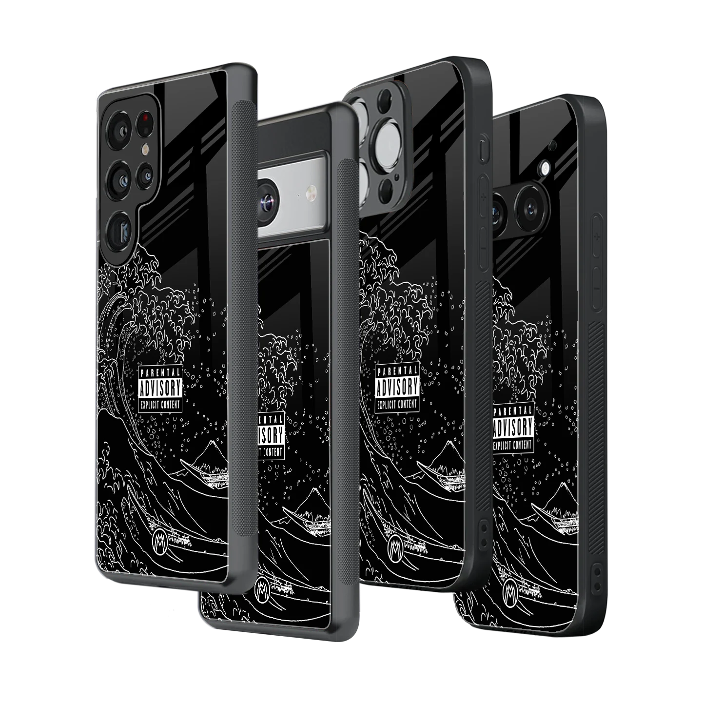 Stylish Glass Back Case for All Smartphones โ iPhone, Samsung, OnePlus, Pixel, Redmi, Oppo, Vivo, Motorola