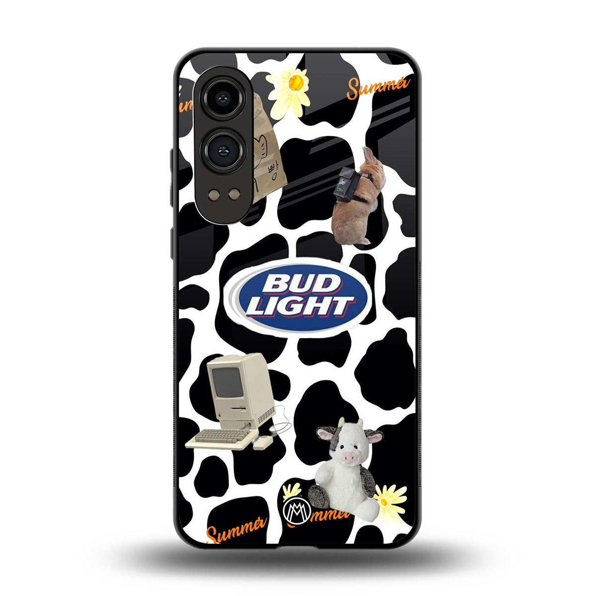 moo moo summer vibes back phone cover | glass case for oneplus nord ce 4 lite