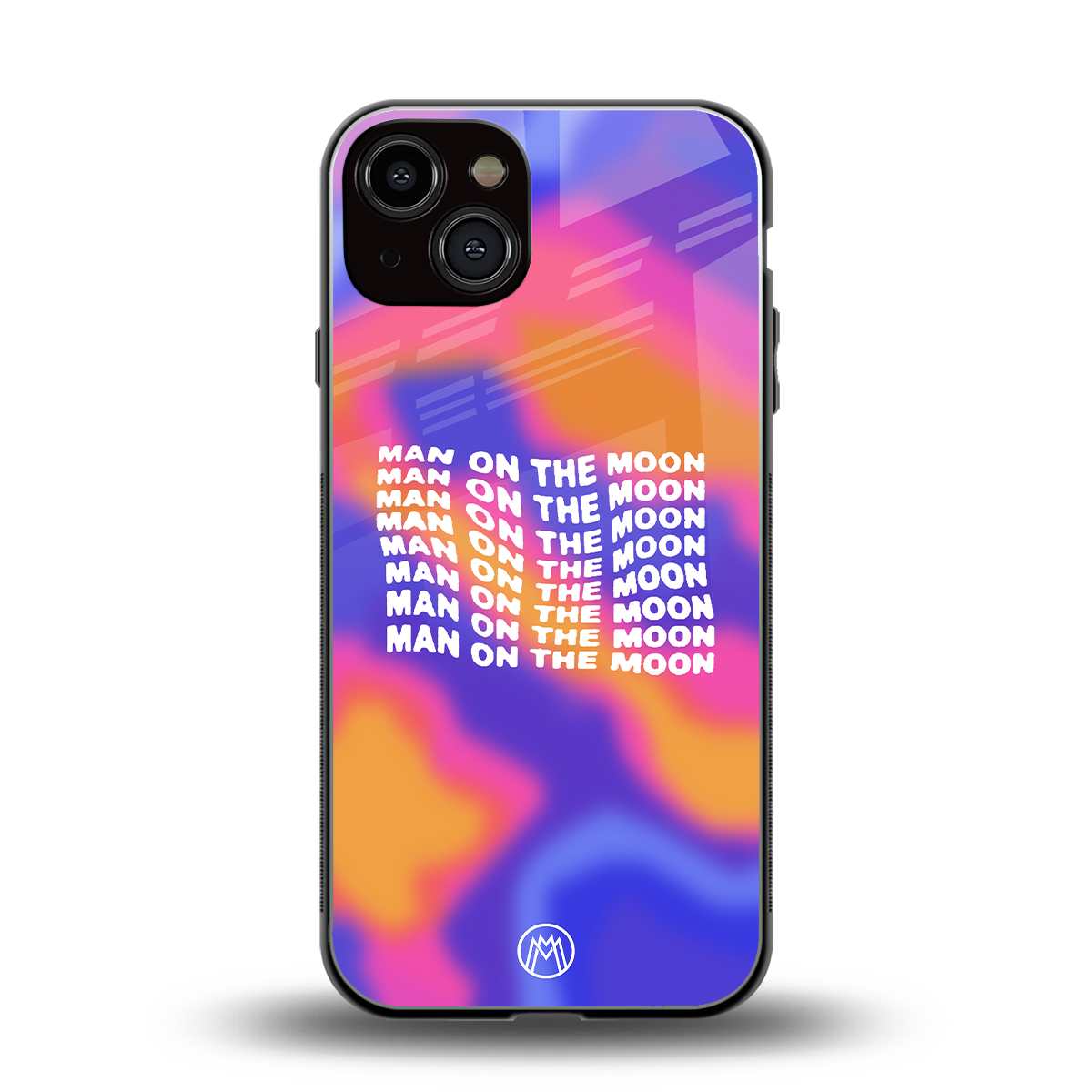 moon man back phone cover | glass case for iphone 13