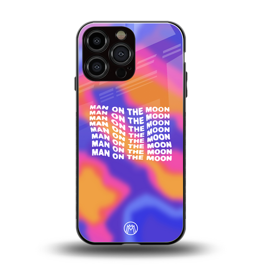 moon man back phone cover | glass case for iphone 14 pro max
