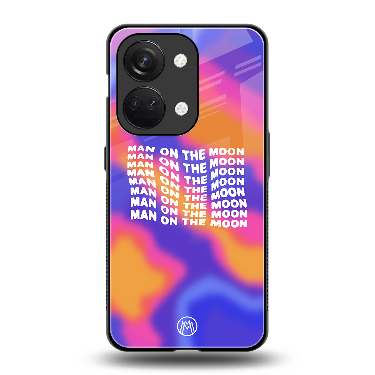 moon man back phone cover | glass case for oneplus nord 3