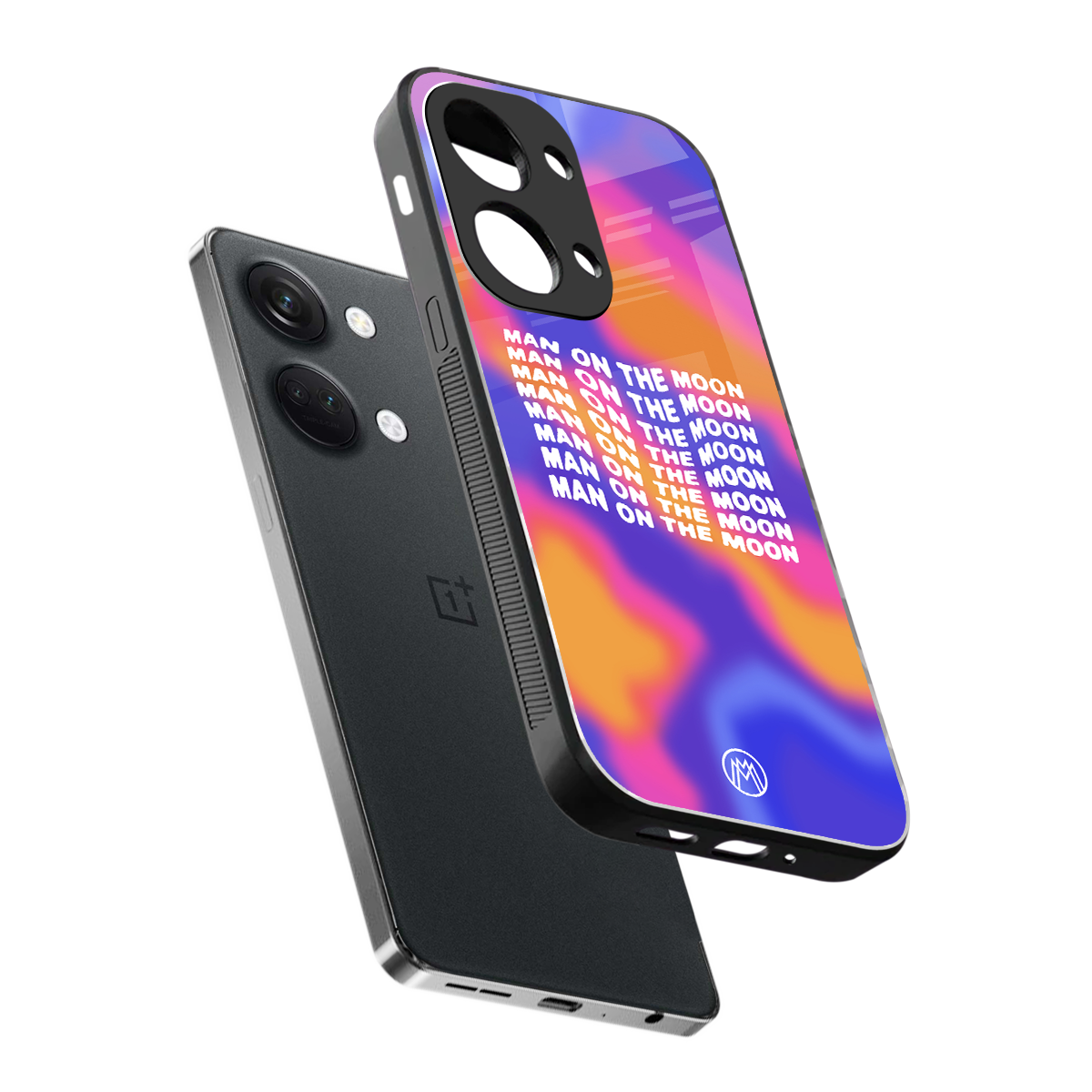 moon man back phone cover | glass case for oneplus nord 3