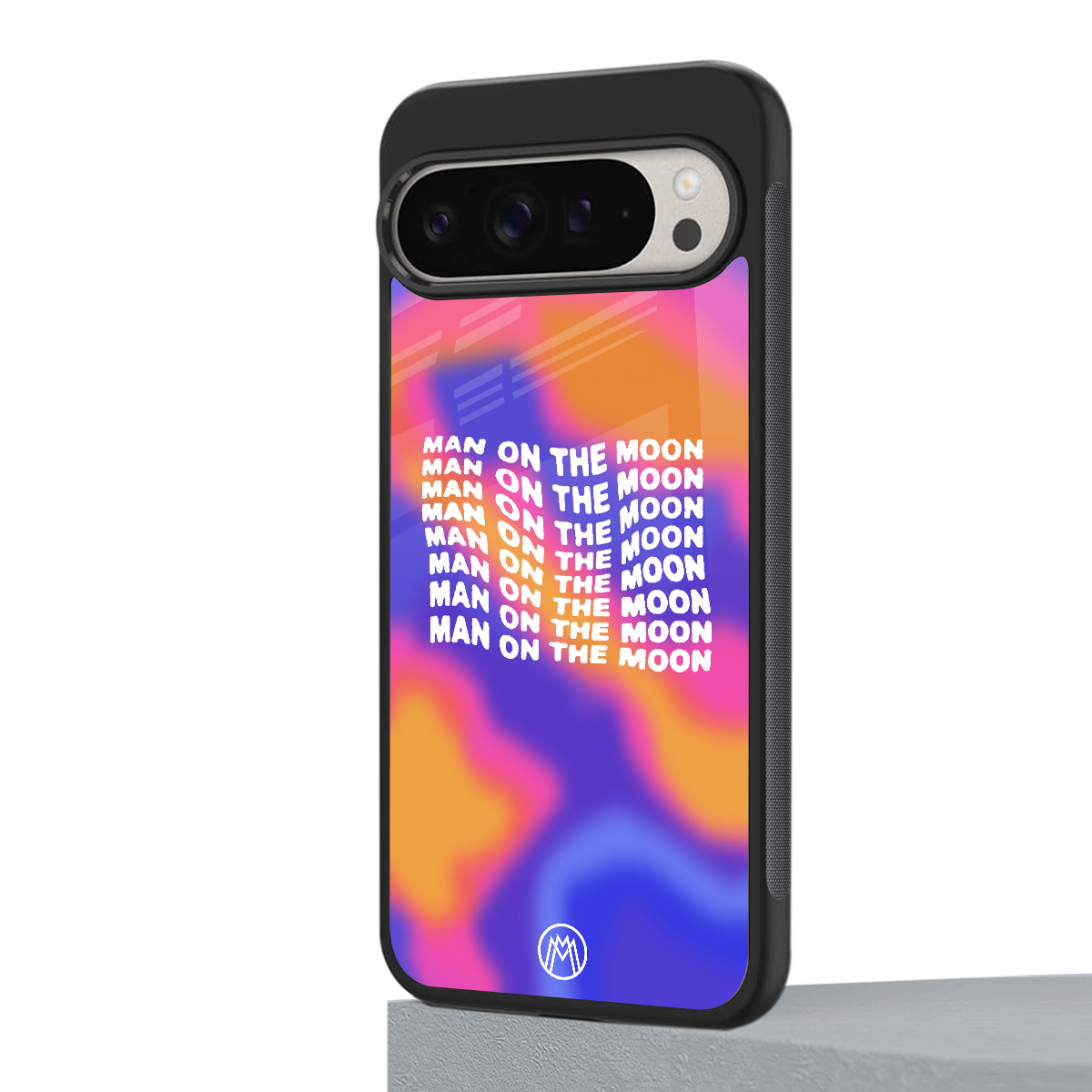moon man back phone cover | glass case for google pixel 9 pro