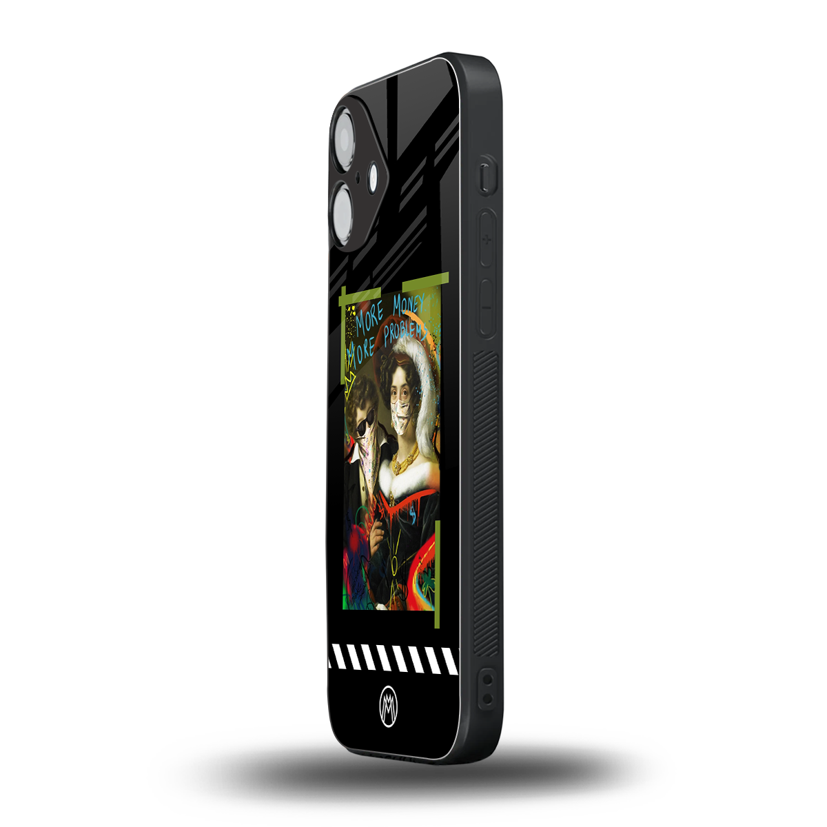 more money more problems back phone cover | glass case for iphone 16 plus