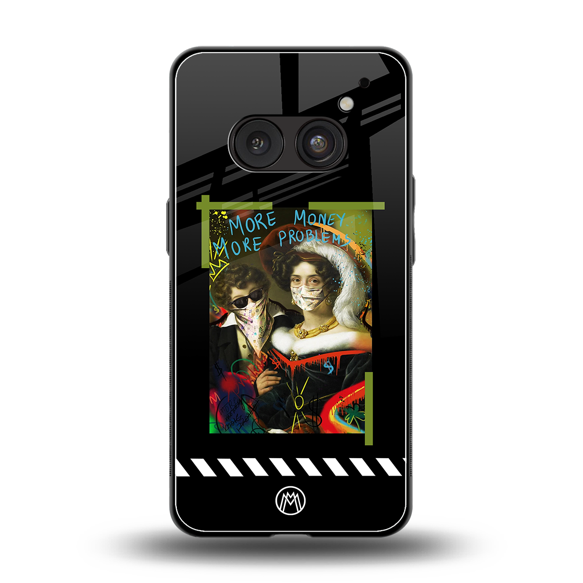 more money more problems back phone cover | glass case for nothing phone 2a