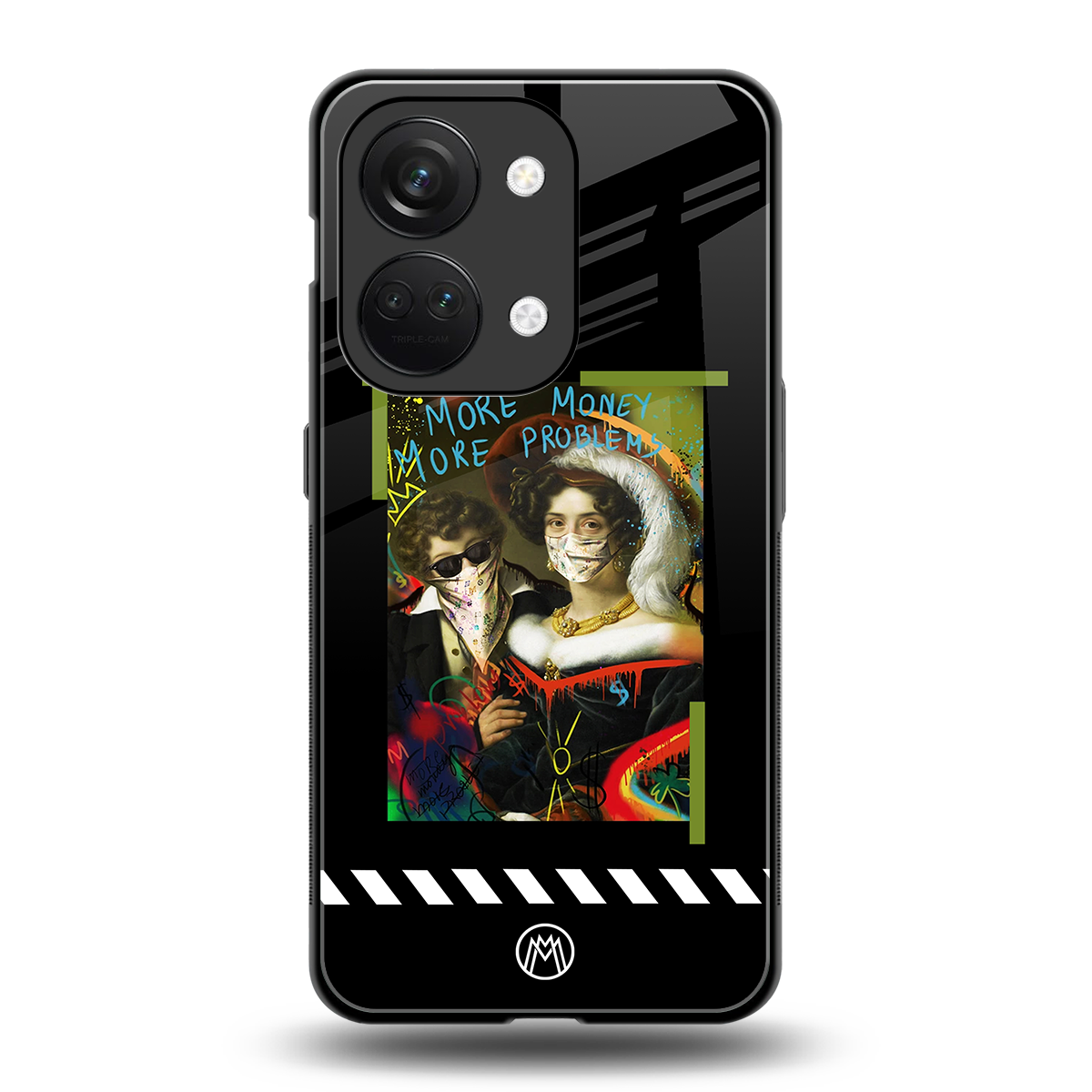 more money more problems back phone cover | glass case for oneplus nord 3