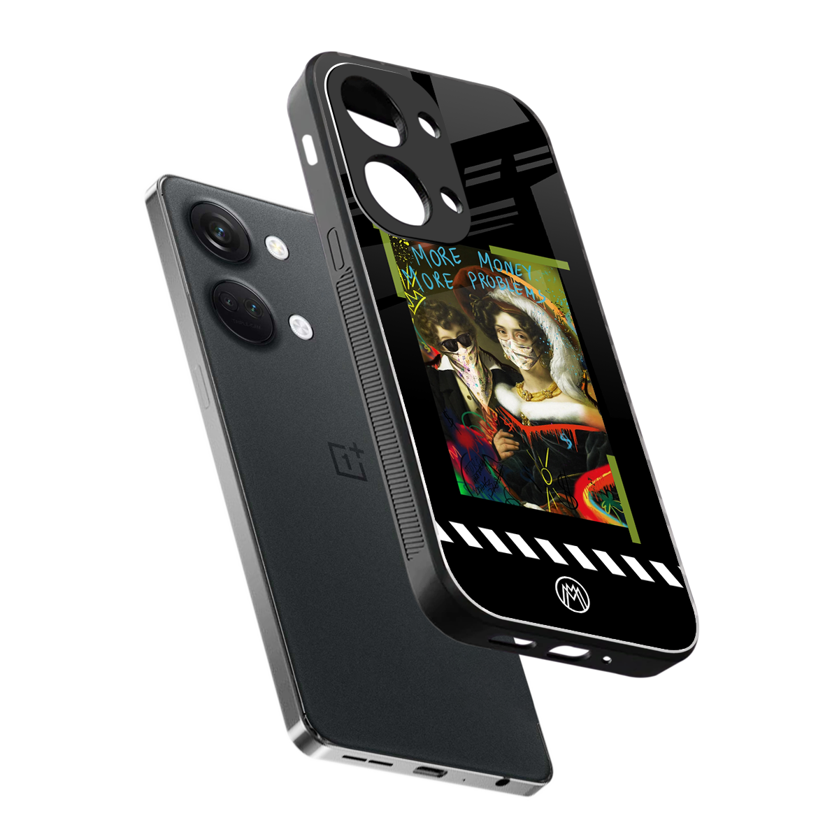 more money more problems back phone cover | glass case for oneplus nord 3