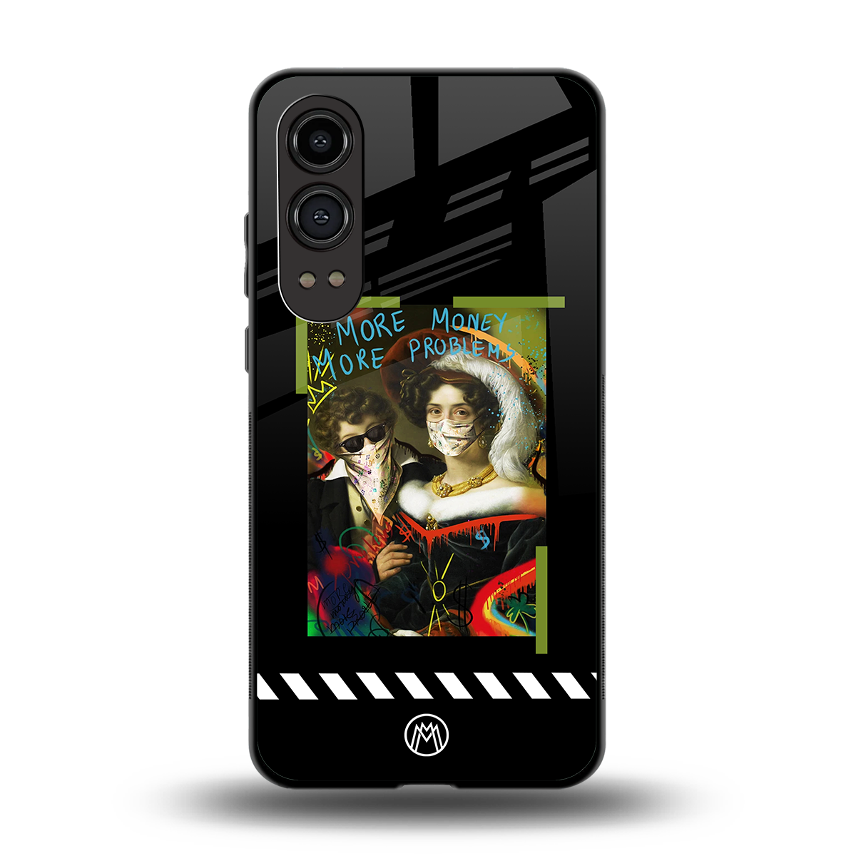 more money more problems back phone cover | glass case for oneplus nord ce 4 lite