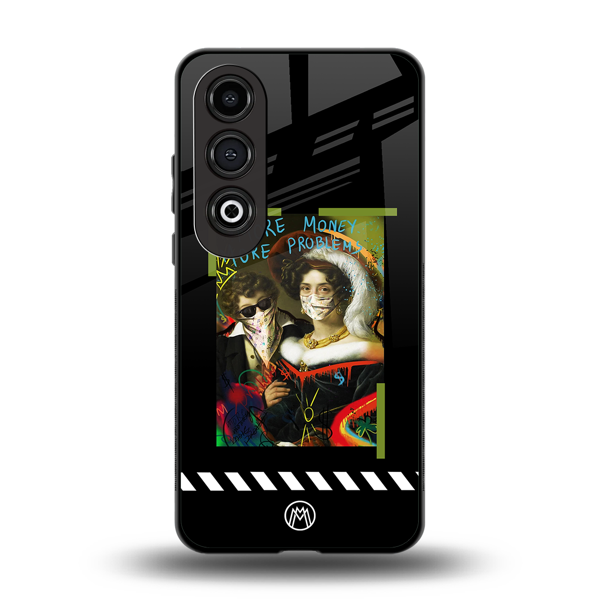 more money more problems back phone cover | glass case for oneplus nord ce 4