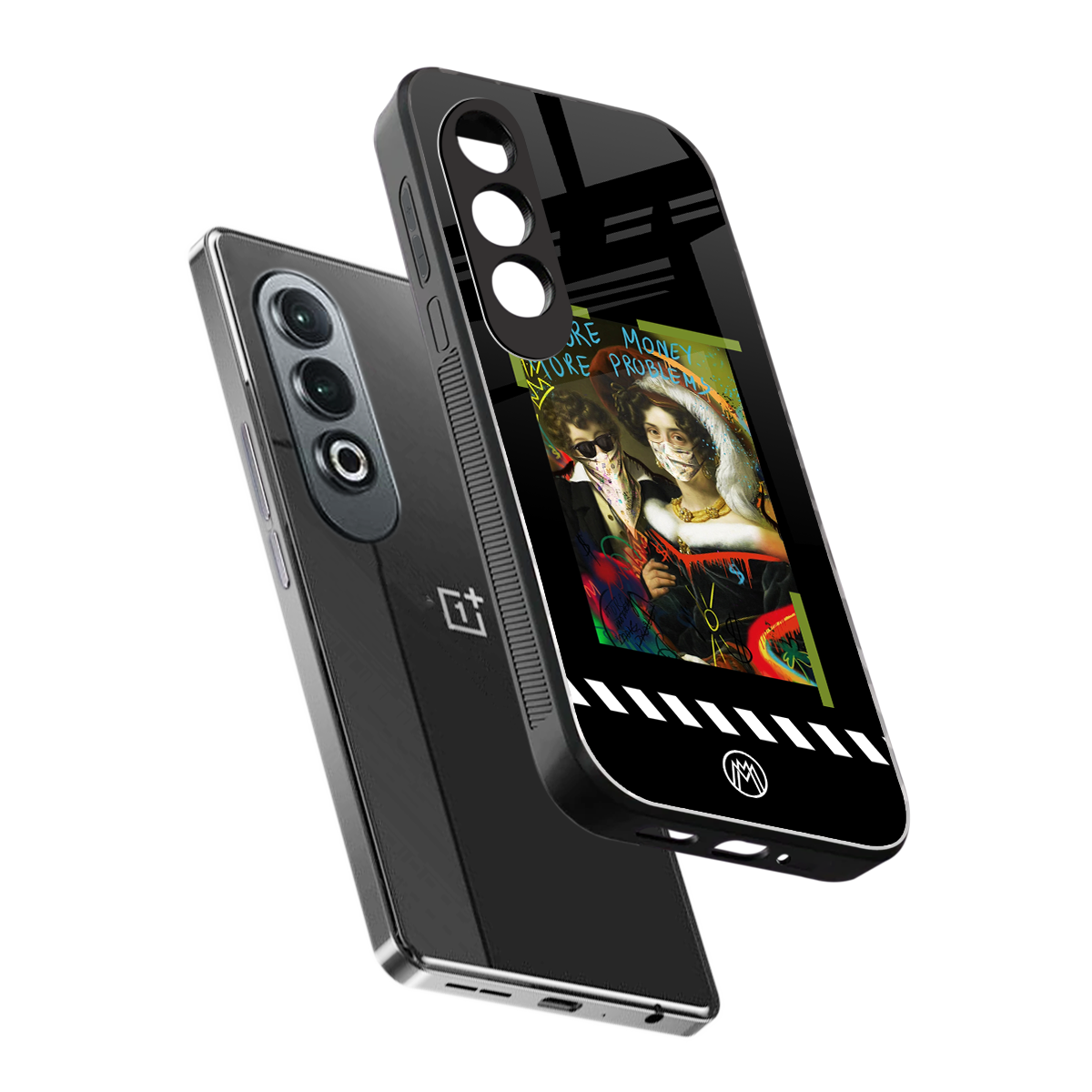 more money more problems back phone cover | glass case for oneplus nord ce 4