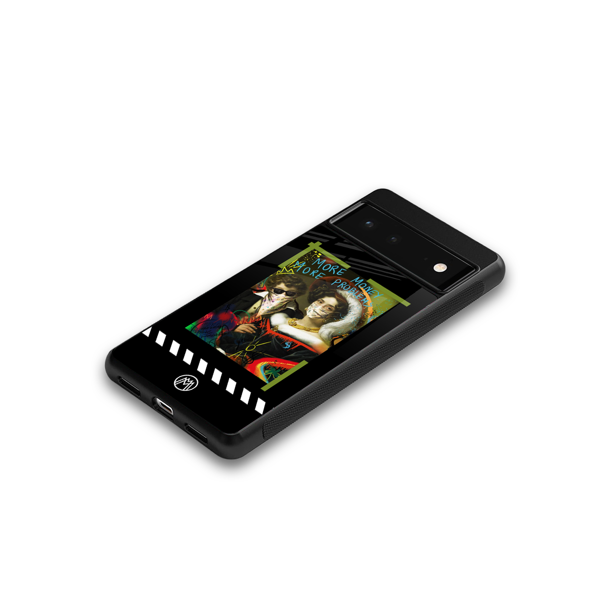 more money more problems back phone cover | glass case for Google Pixel 6A