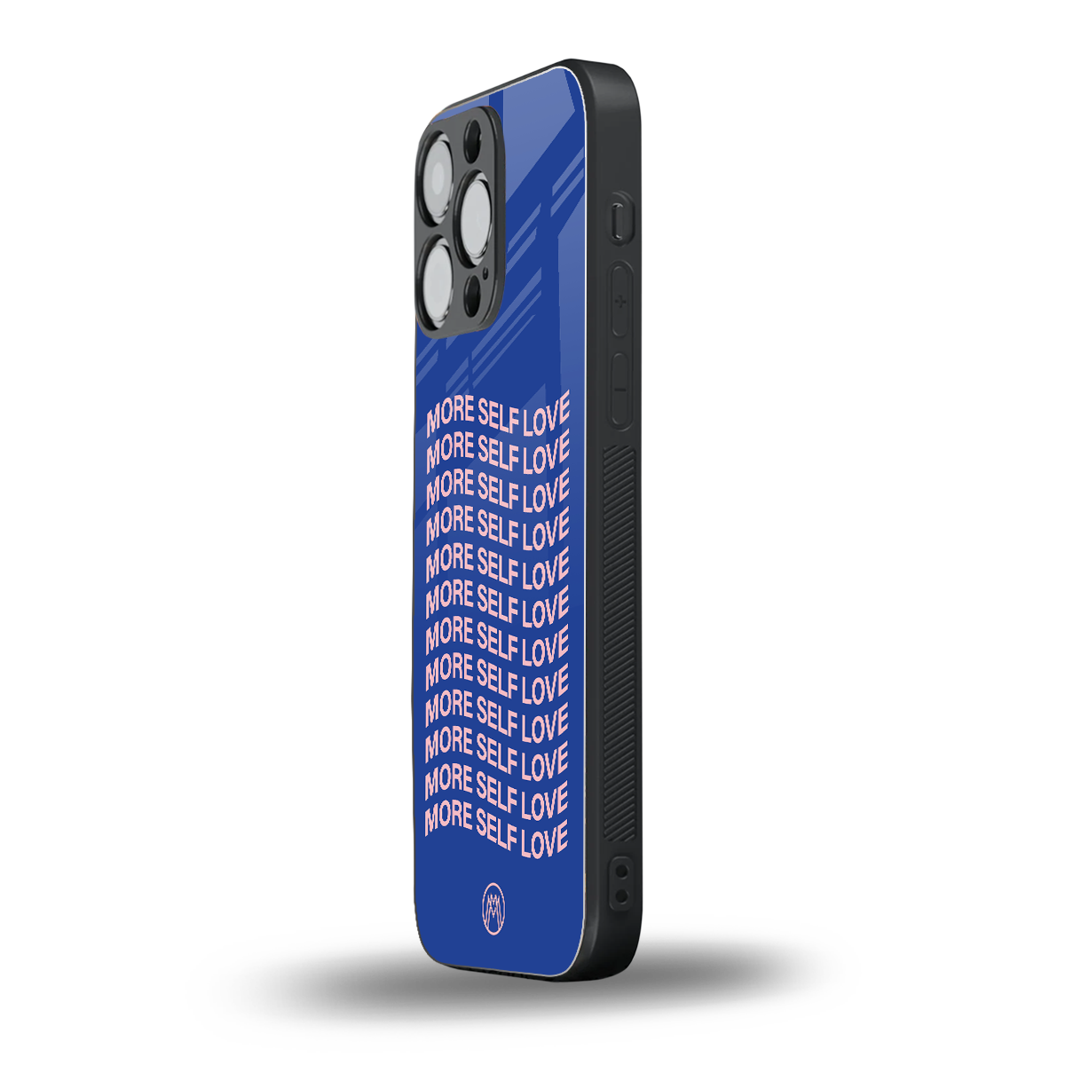 more self love back phone cover | glass case for iphone 14 pro max