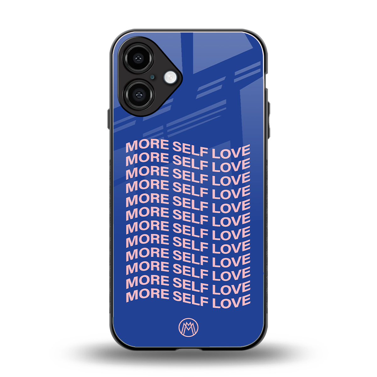 more self love back phone cover | glass case for iphone 16 plus