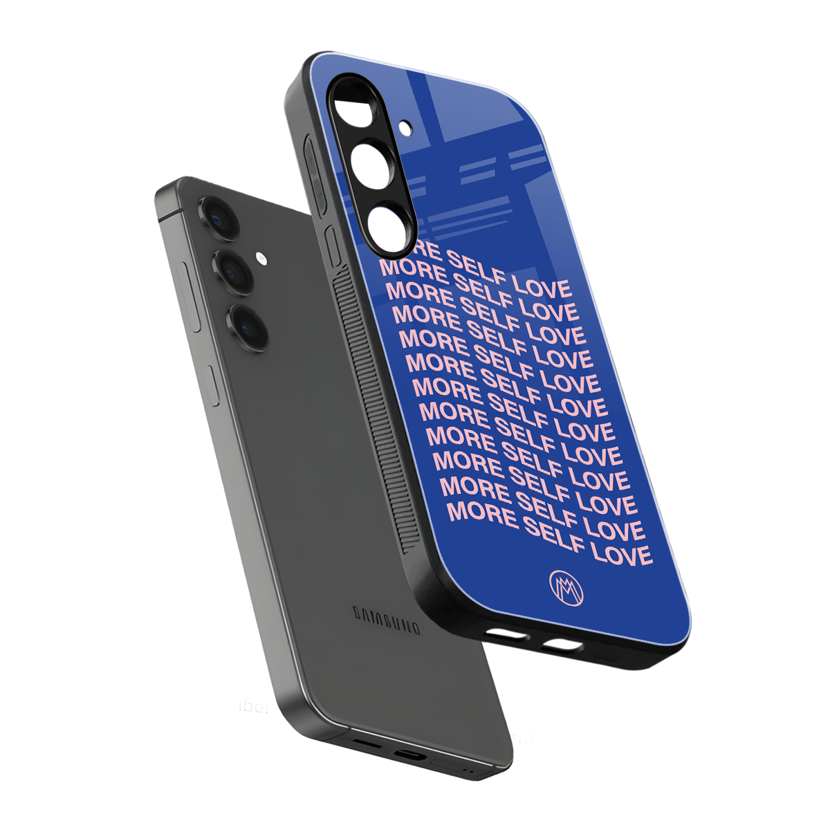 more self love back phone cover | glass case for samsung galaxy s24 fe