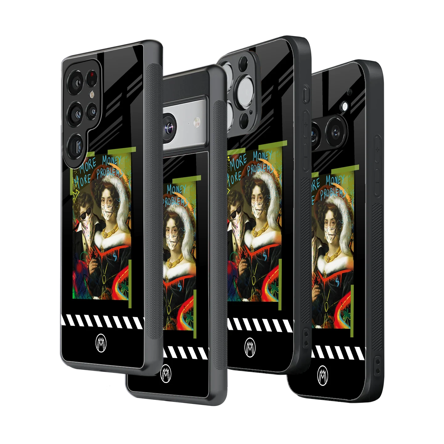 Stylish Glass Back Case for All Smartphones โ iPhone, Samsung, OnePlus, Pixel, Redmi, Oppo, Vivo, Motorola