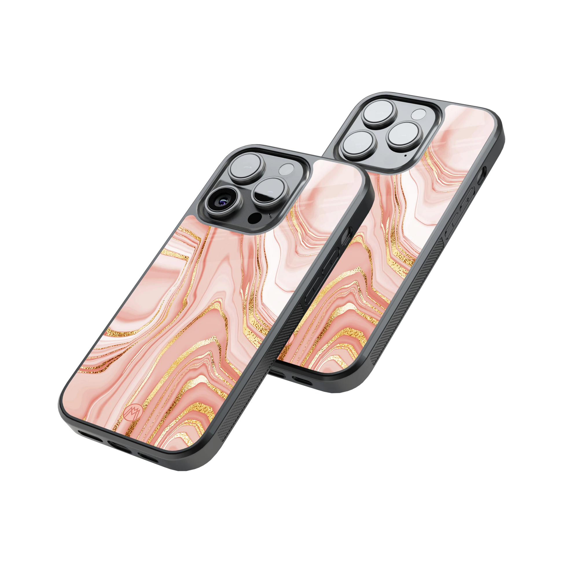 Protective Glass Back Phone Case Compatible with iPhone, Samsung, OnePlus, Pixel & More