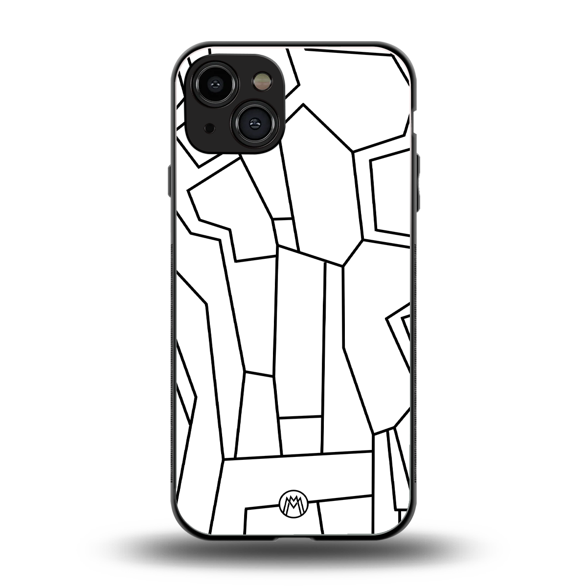mosaic back phone cover | glass case for iphone 15