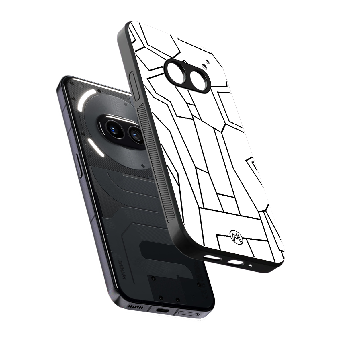 mosaic back phone cover | glass case for nothing phone 2a