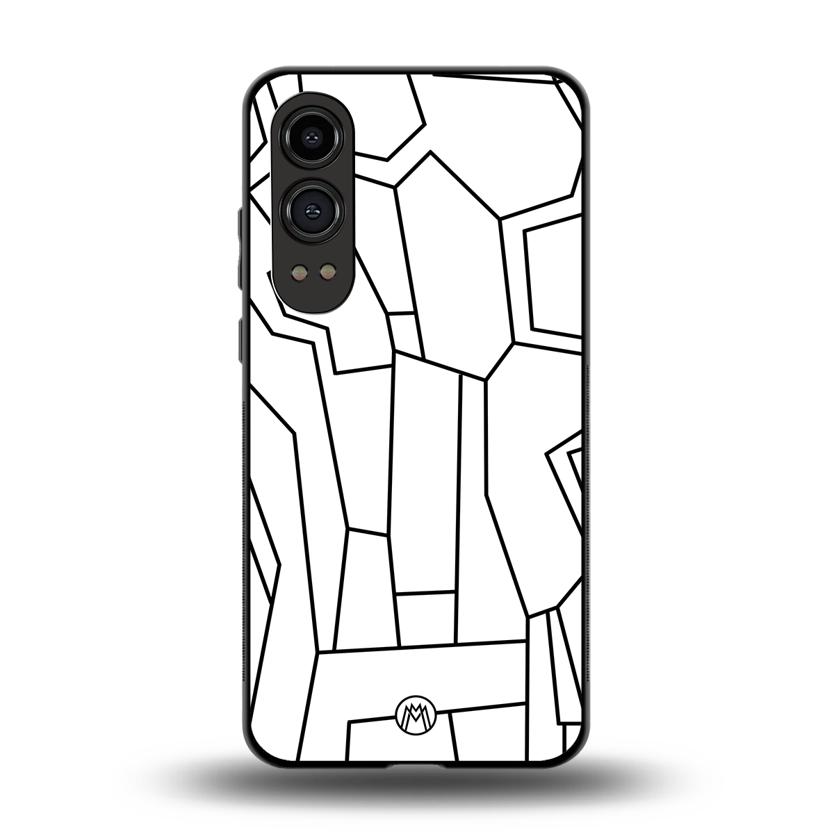 mosaic back phone cover | glass case for oneplus nord ce 4 lite
