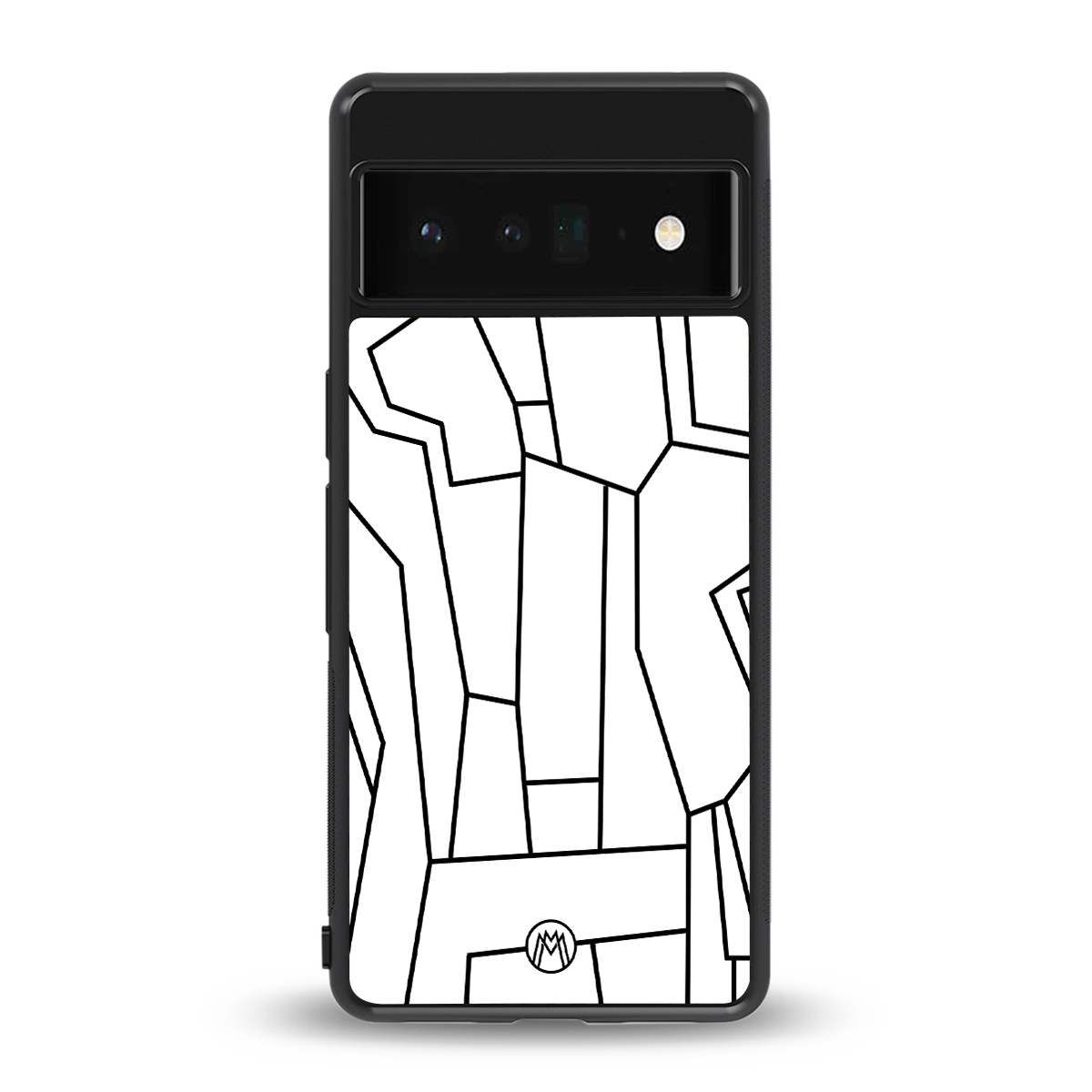 mosaic back phone cover | glass case for google pixel 6 pro