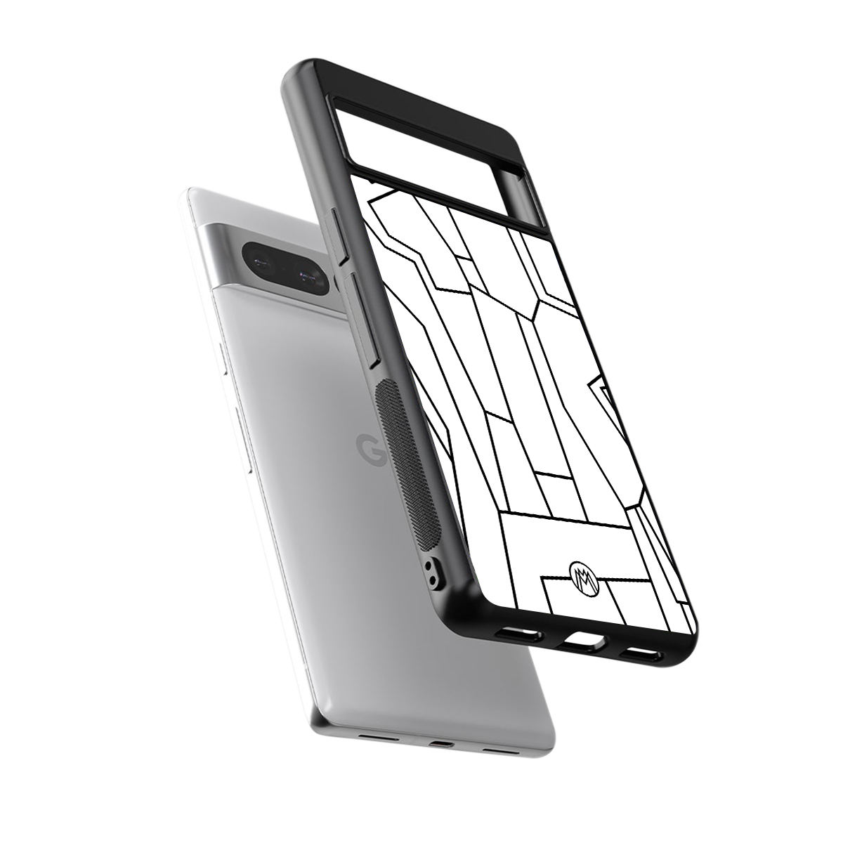 mosaic back phone cover | glass case for google pixel 7 pro