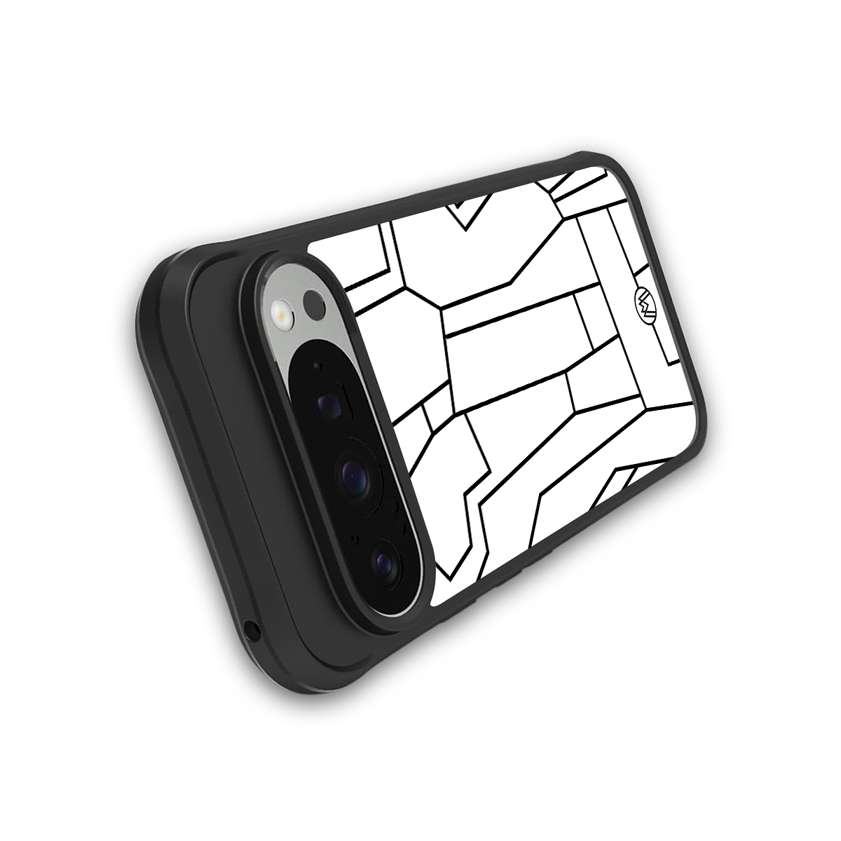 mosaic back phone cover | glass case for google pixel 9 pro