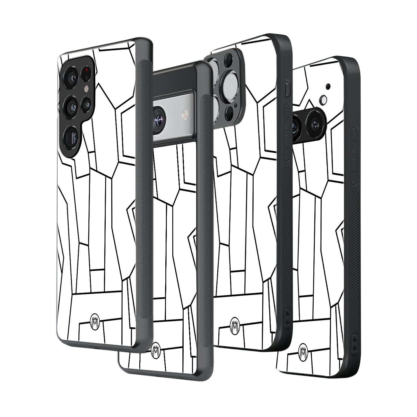 Stylish Glass Back Case for All Smartphones โ iPhone, Samsung, OnePlus, Pixel, Redmi, Oppo, Vivo, Motorola