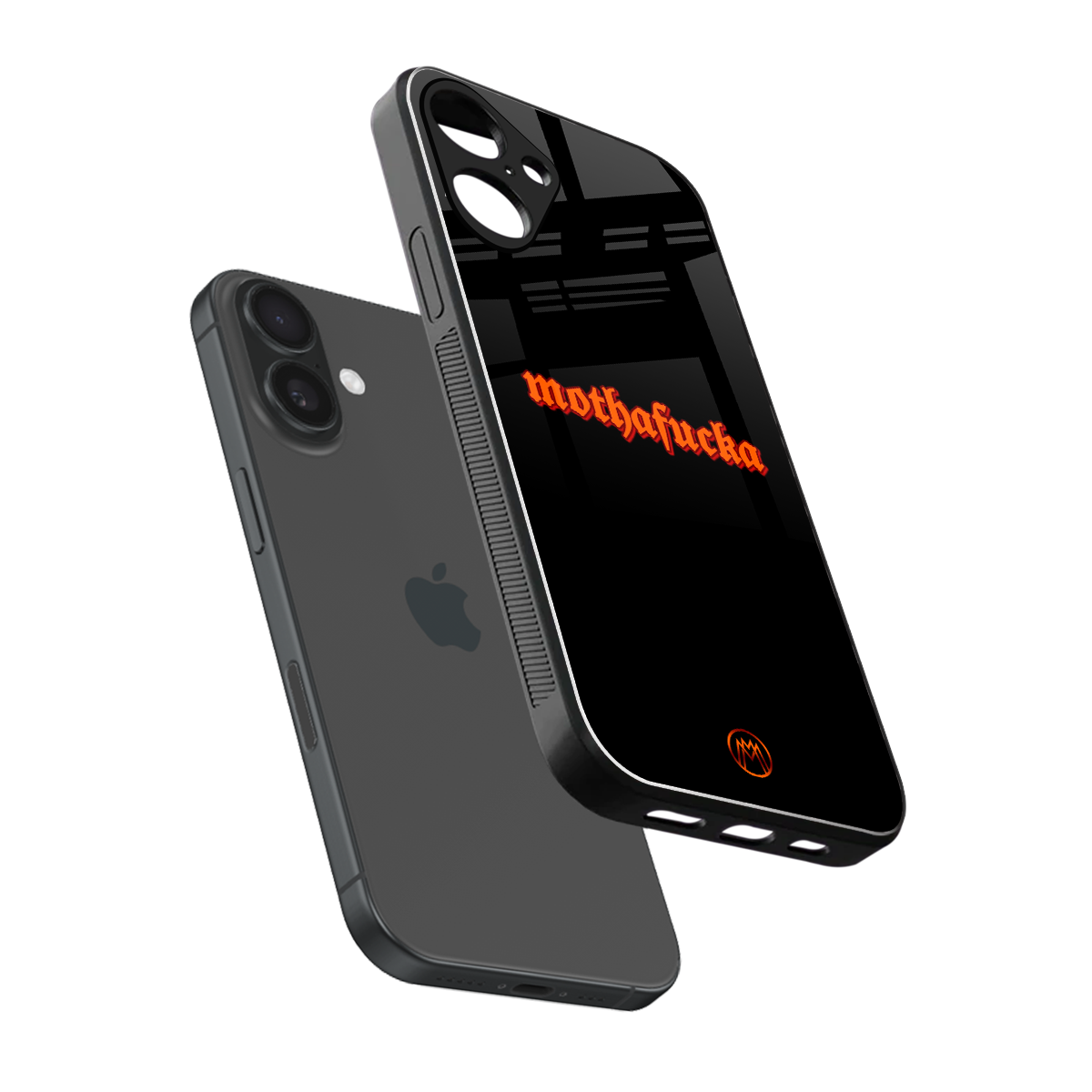 mothafucka back phone cover | glass case for iphone 16 plus