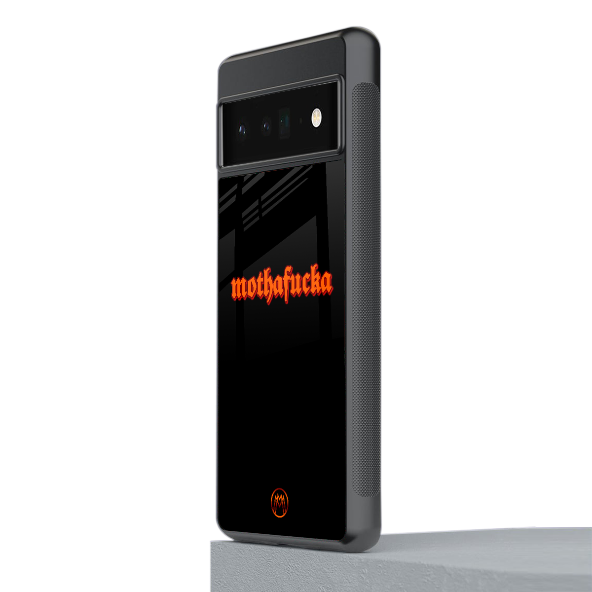 mothafucka back phone cover | glass case for google pixel 6 pro