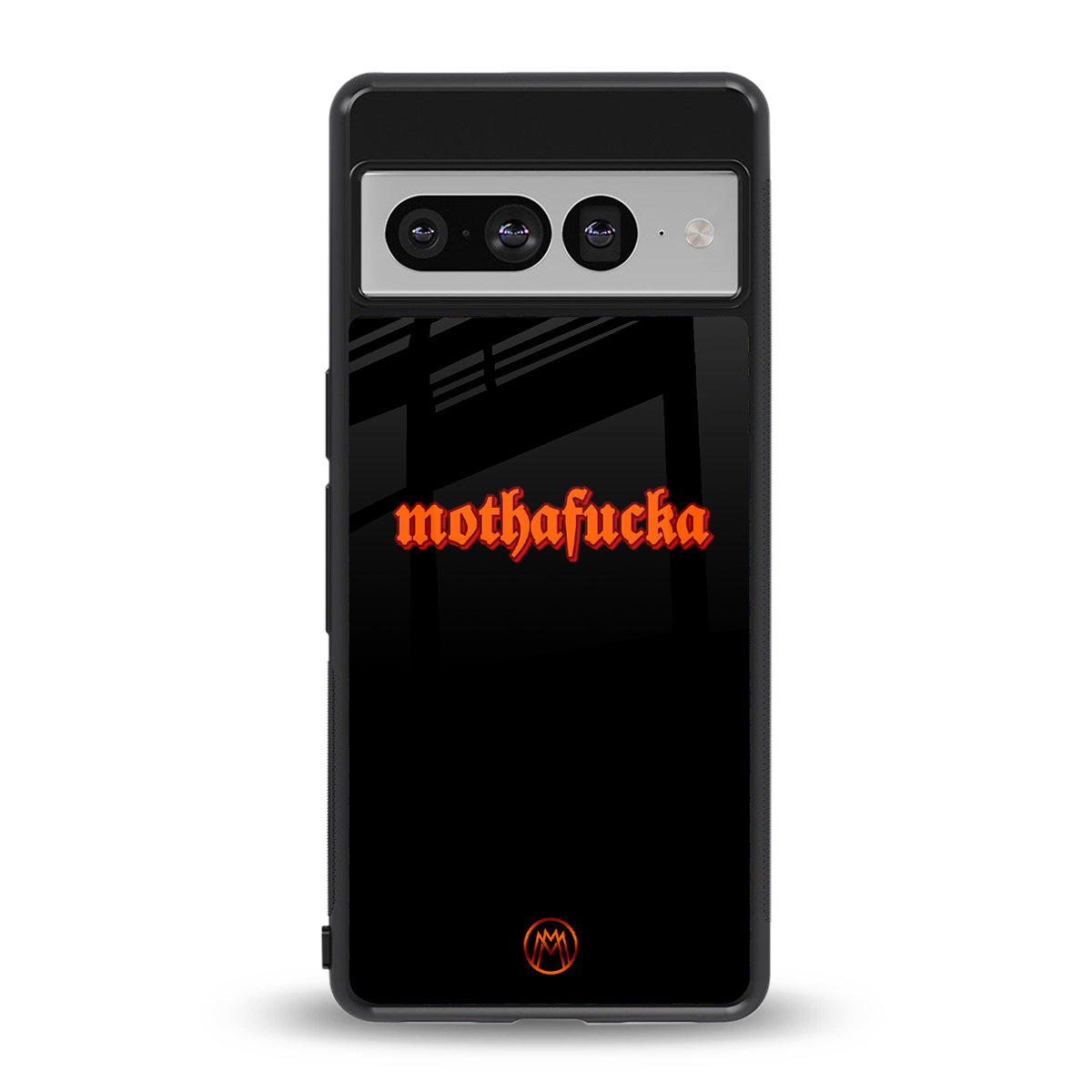 mothafucka back phone cover | glass case for google pixel 7 pro