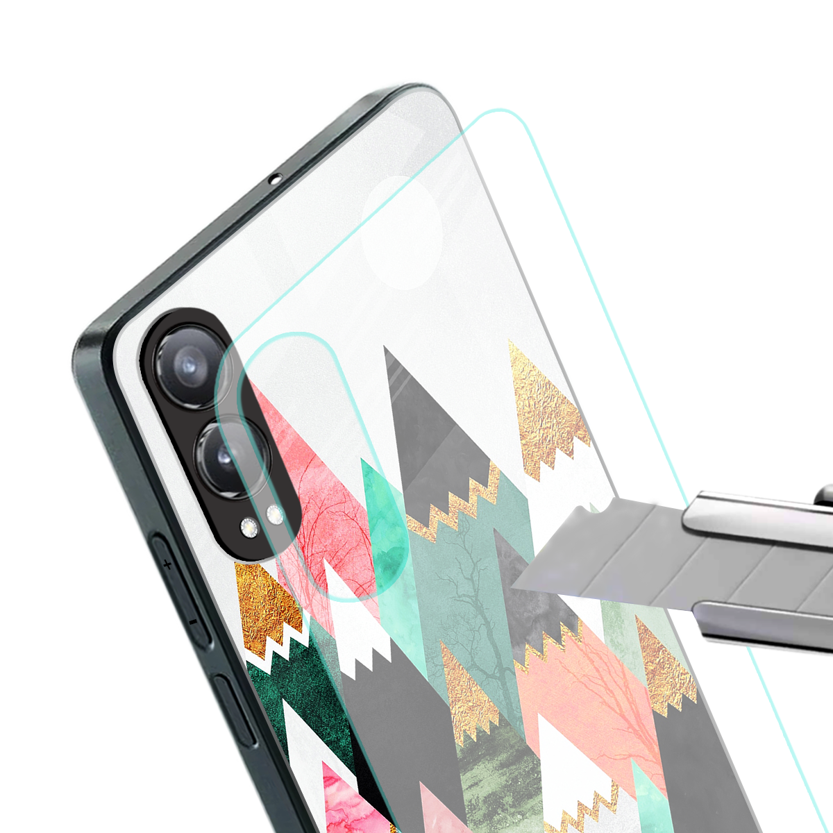 mountains are calling back phone cover | glass case for oneplus nord ce 4 lite