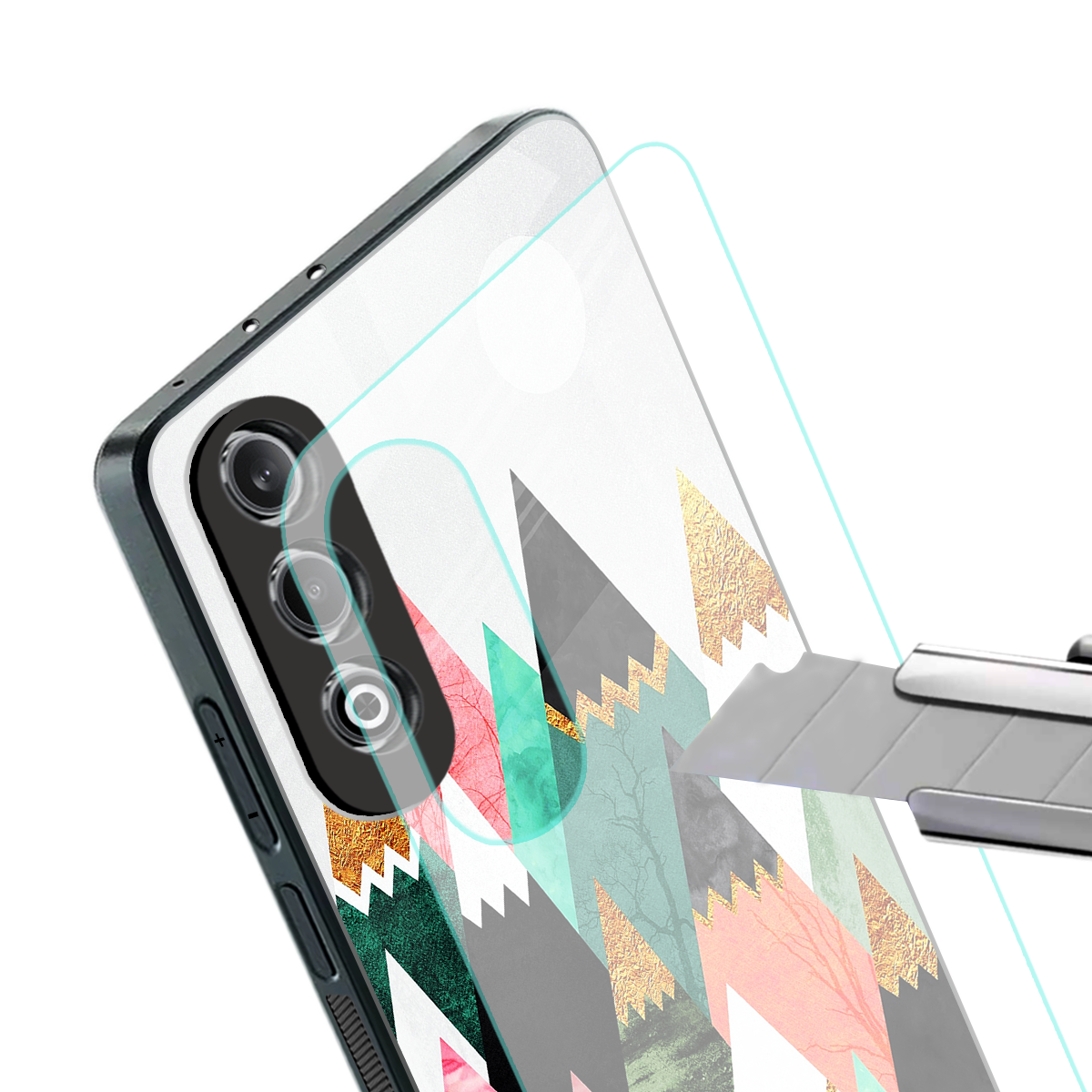 mountains are calling back phone cover | glass case for oneplus nord ce 4