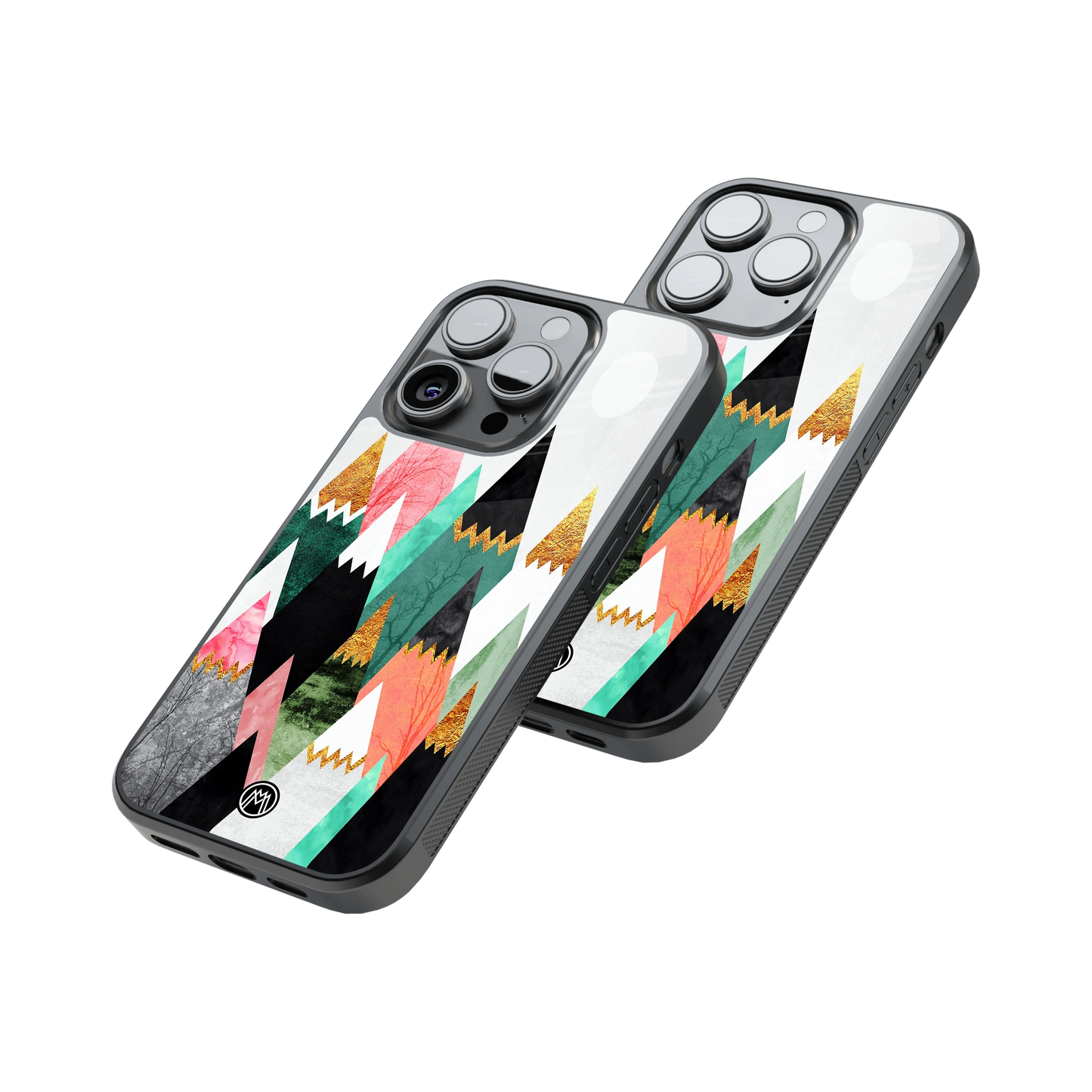 Protective Glass Back Phone Case Compatible with iPhone, Samsung, OnePlus, Pixel & More