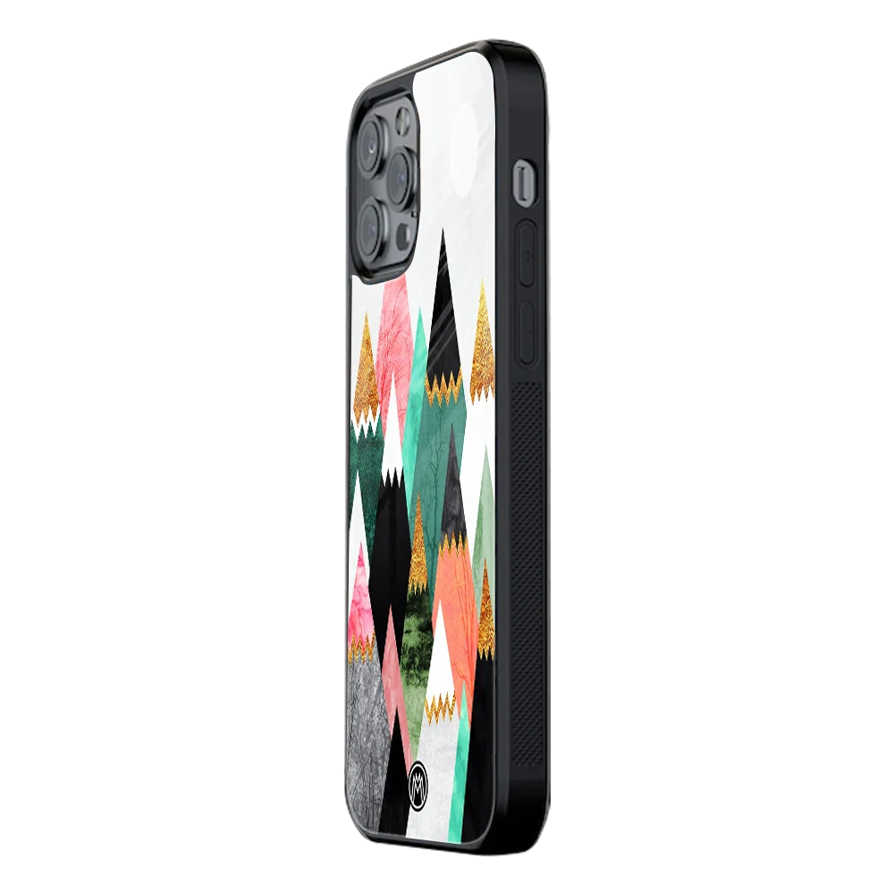 Slim Glass Back Phone Case for Multiple Brands โ iPhone, Samsung, Redmi, OnePlus, Oppo, Vivo