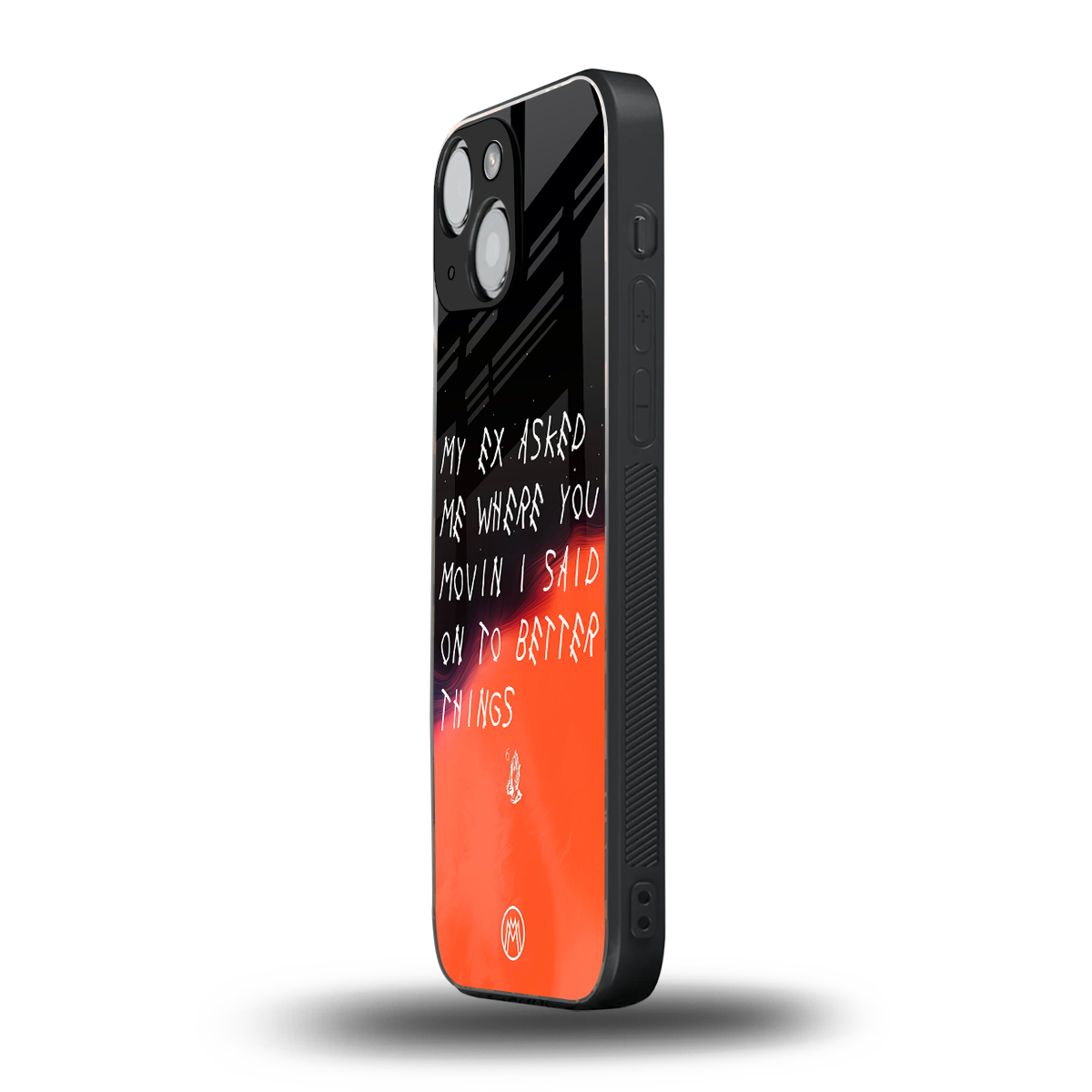moving on back phone cover | glass case for iphone 13 mini
