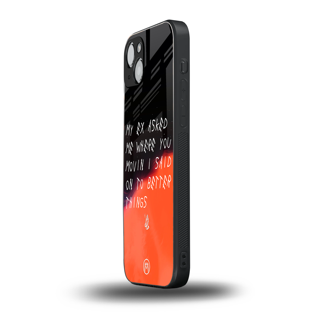 moving on back phone cover | glass case for iphone 15 plus