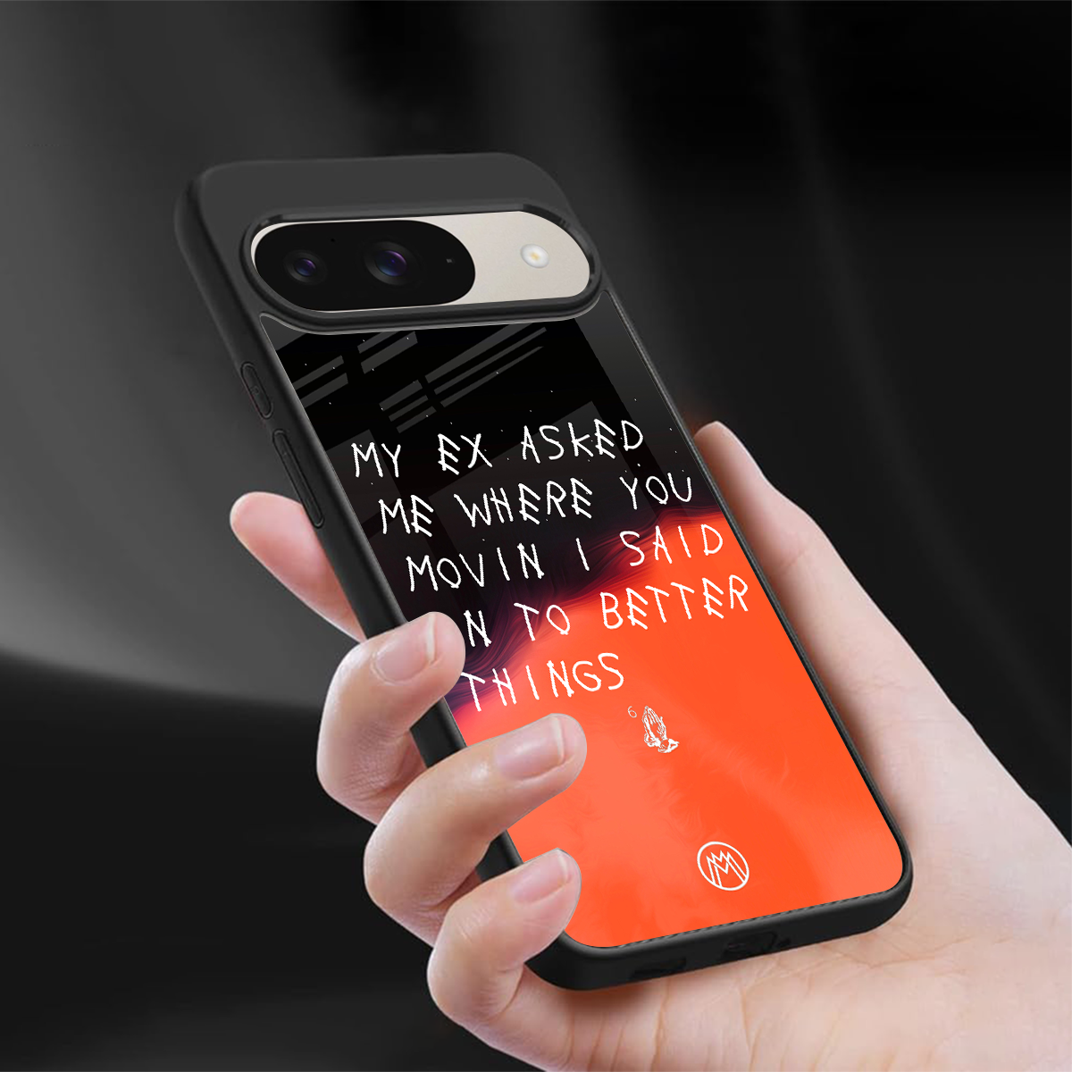 moving on back phone cover | glass case for google pixel 9