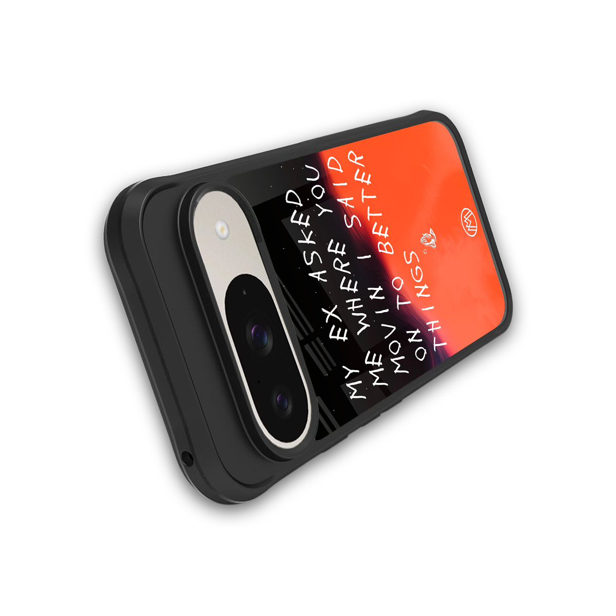 moving on back phone cover | glass case for google pixel 9
