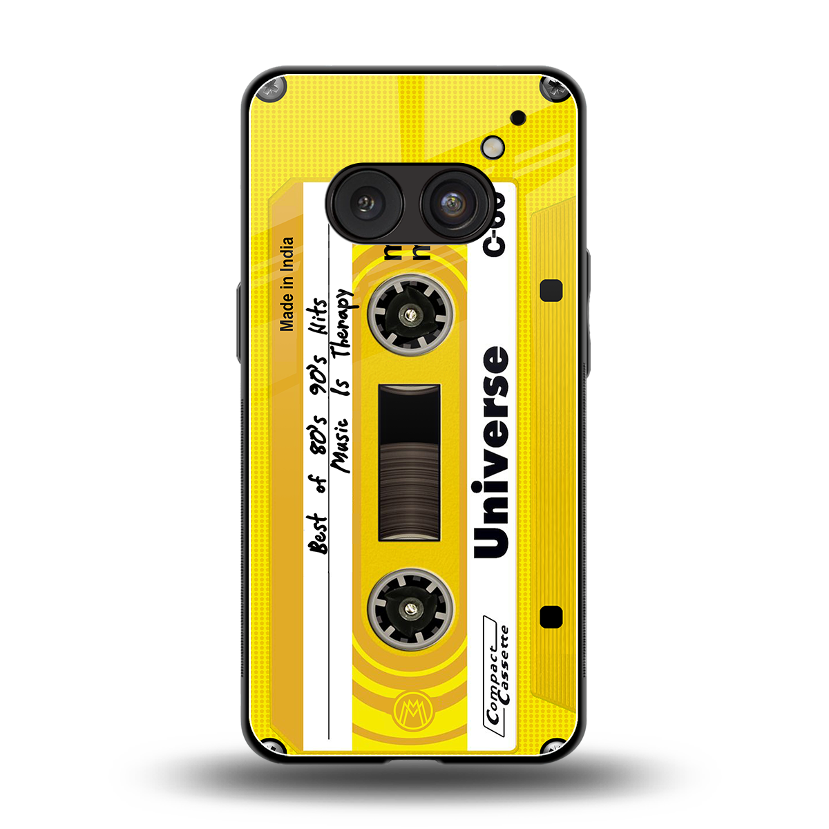music is therapy back phone cover | glass case for nothing phone 2a
