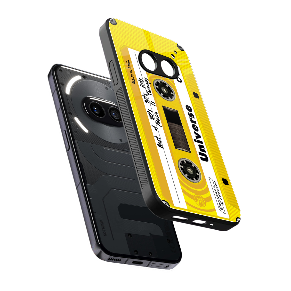 music is therapy back phone cover | glass case for nothing phone 2a
