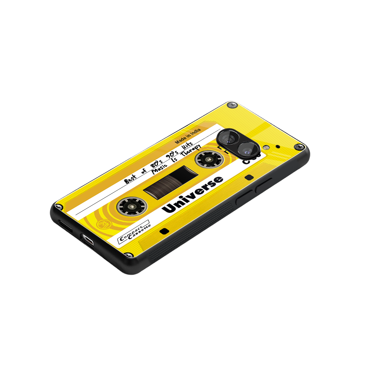 music is therapy back phone cover | glass case for nothing phone 2a