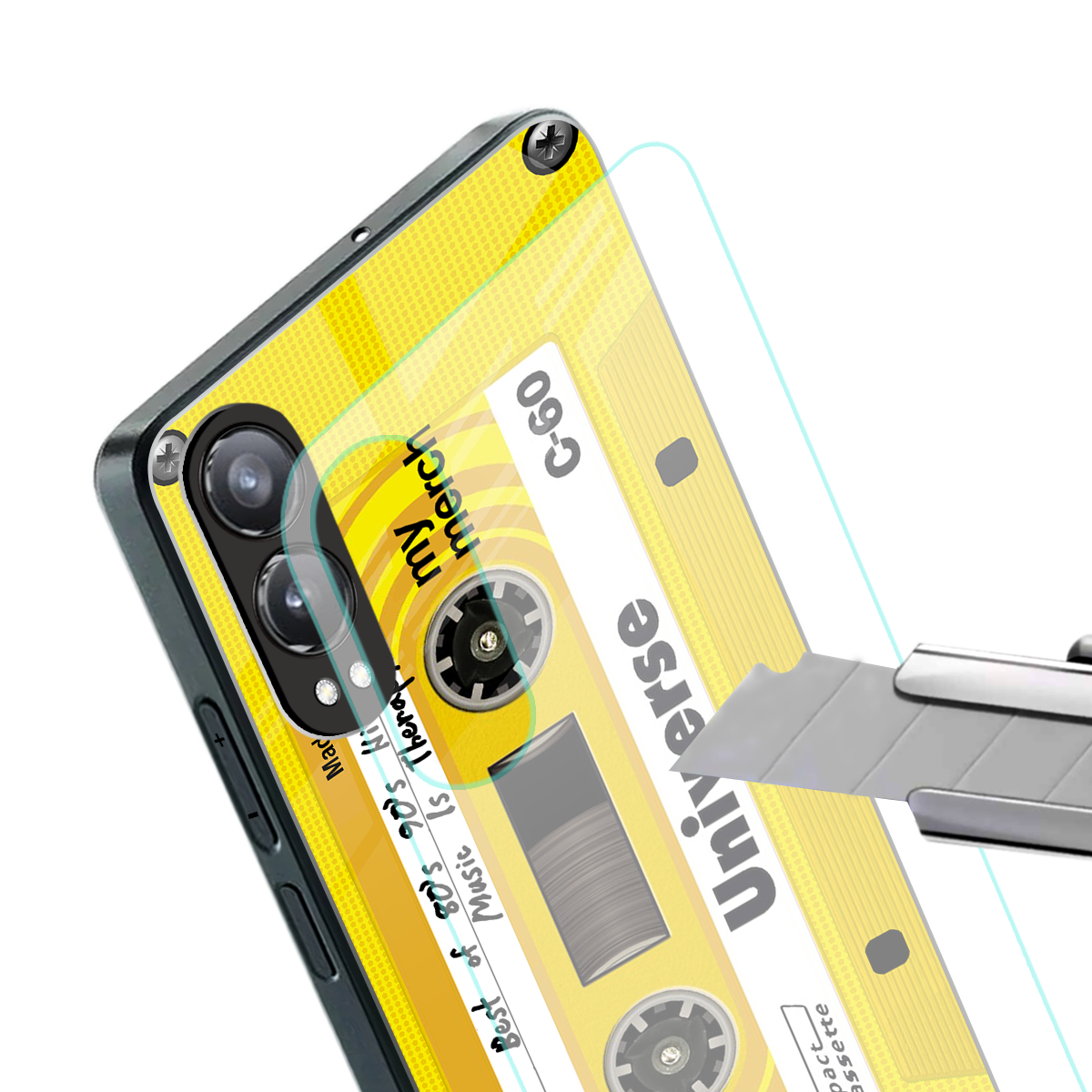 music is therapy back phone cover | glass case for oneplus nord ce 4 lite