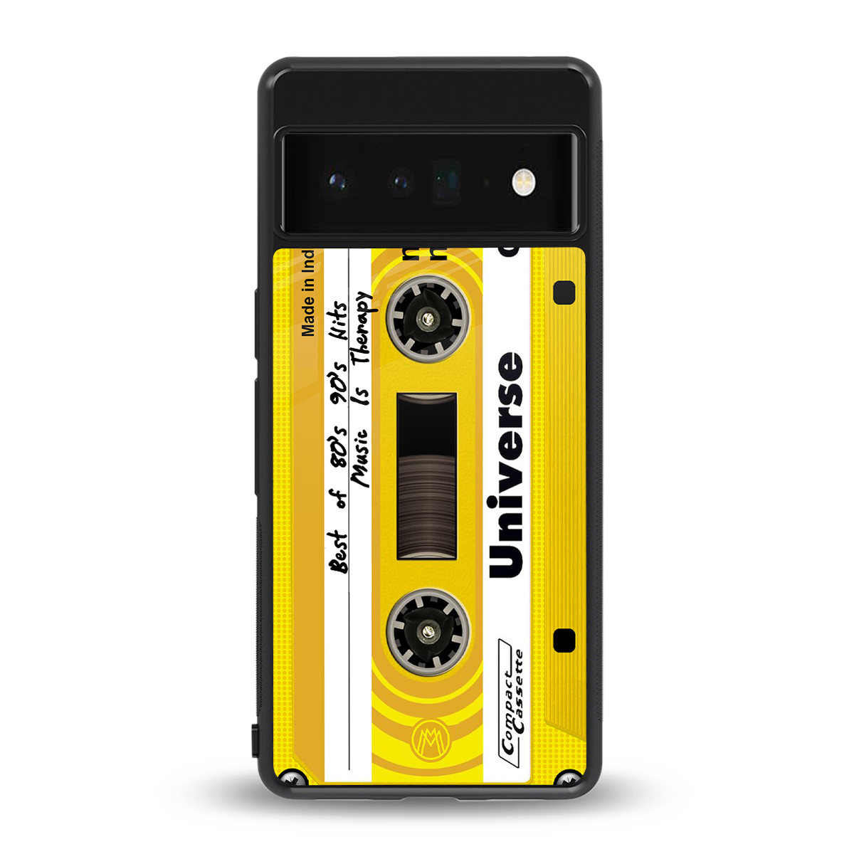 music is therapy back phone cover | glass case for google pixel 6 pro