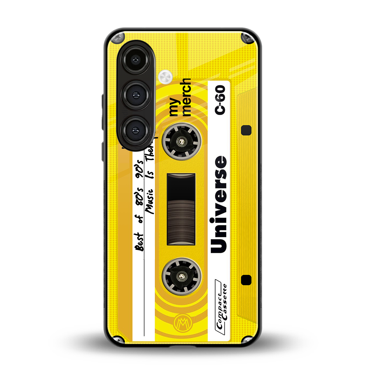 music is therapy back phone cover | glass case for samsung galaxy s24 fe