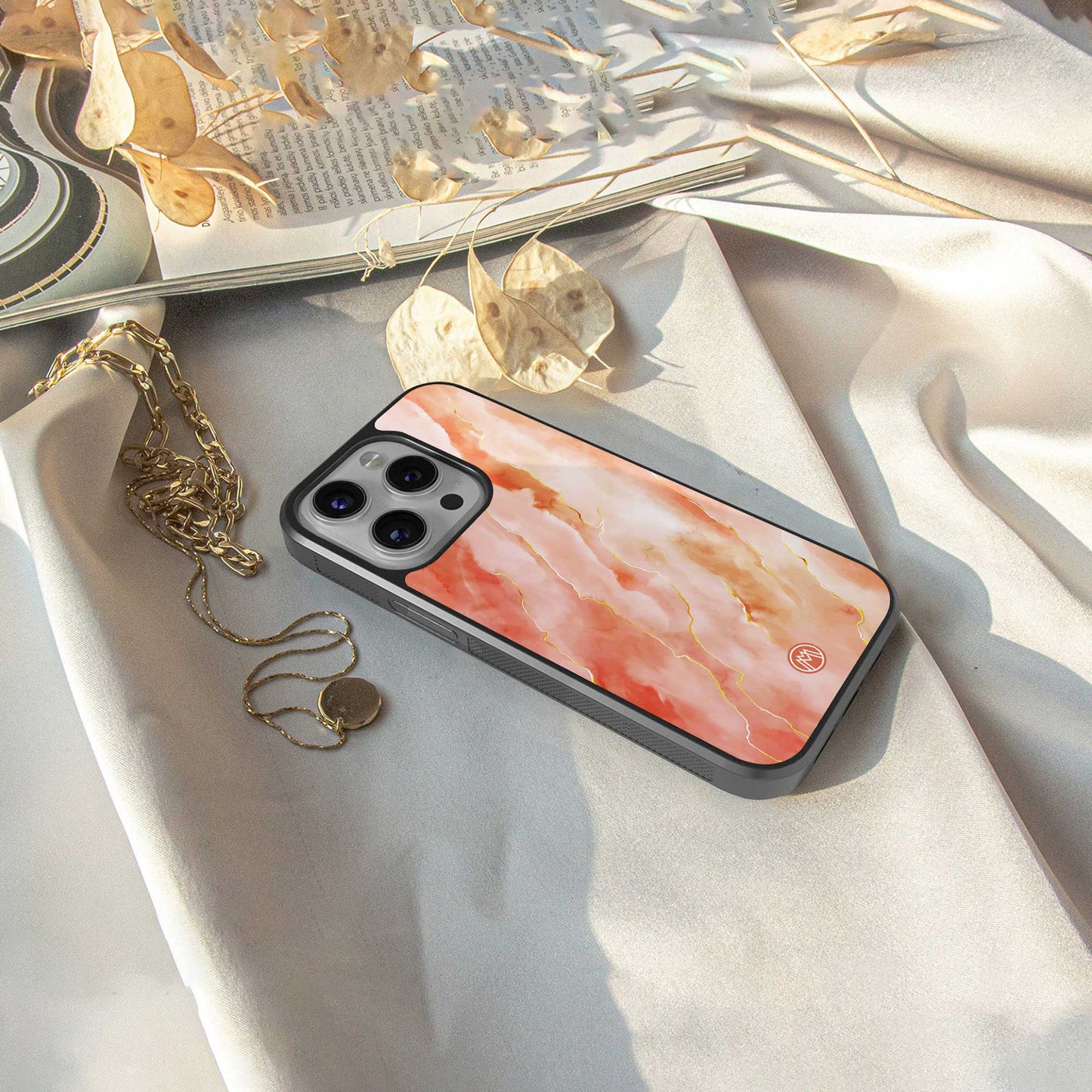 mystic river back phone cover | glass case for iphone 13 pro max