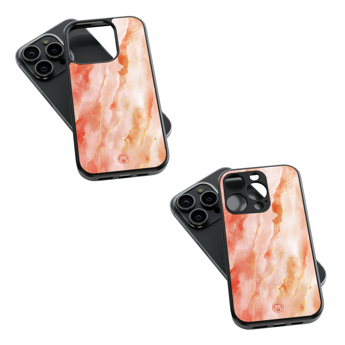 Trendy Glass Back Mobile Case for iPhone, Samsung, Redmi, OnePlus, Google Pixel, Motorola